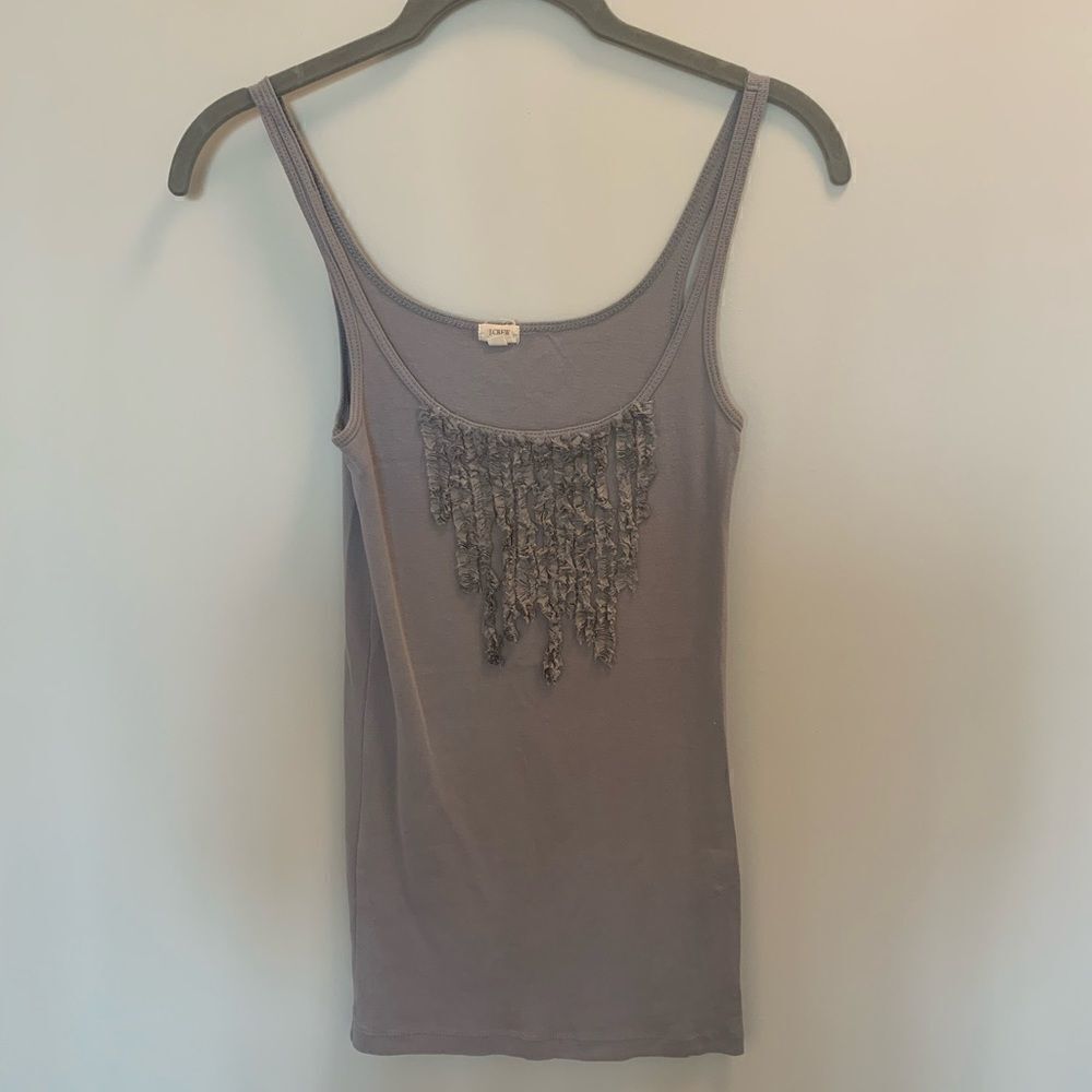JCrew size small gray tank top